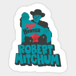 The Night of the Hunter: Robert Mitchum Sticker